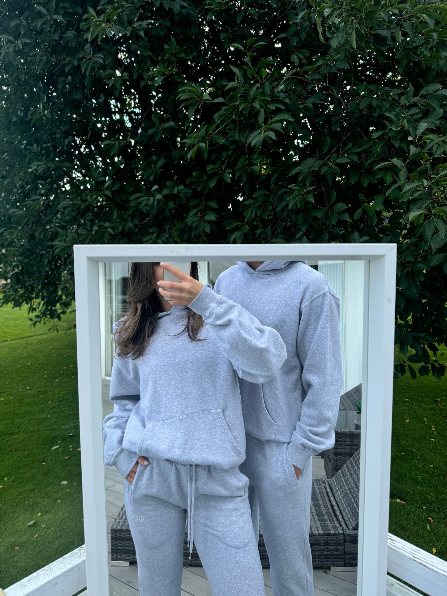 Light Grey Melange Hoodie