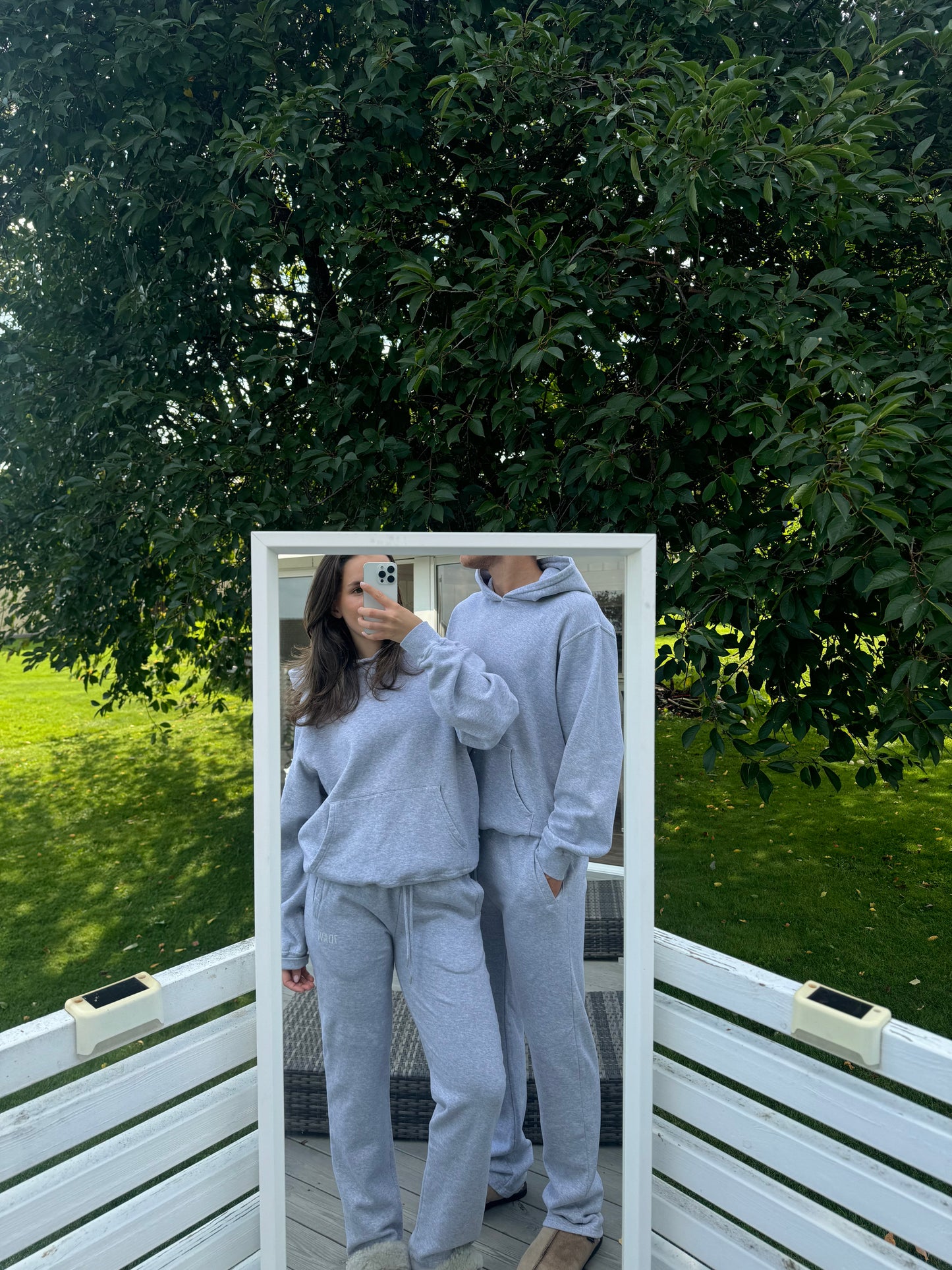 Light Grey Melange Sweatpants