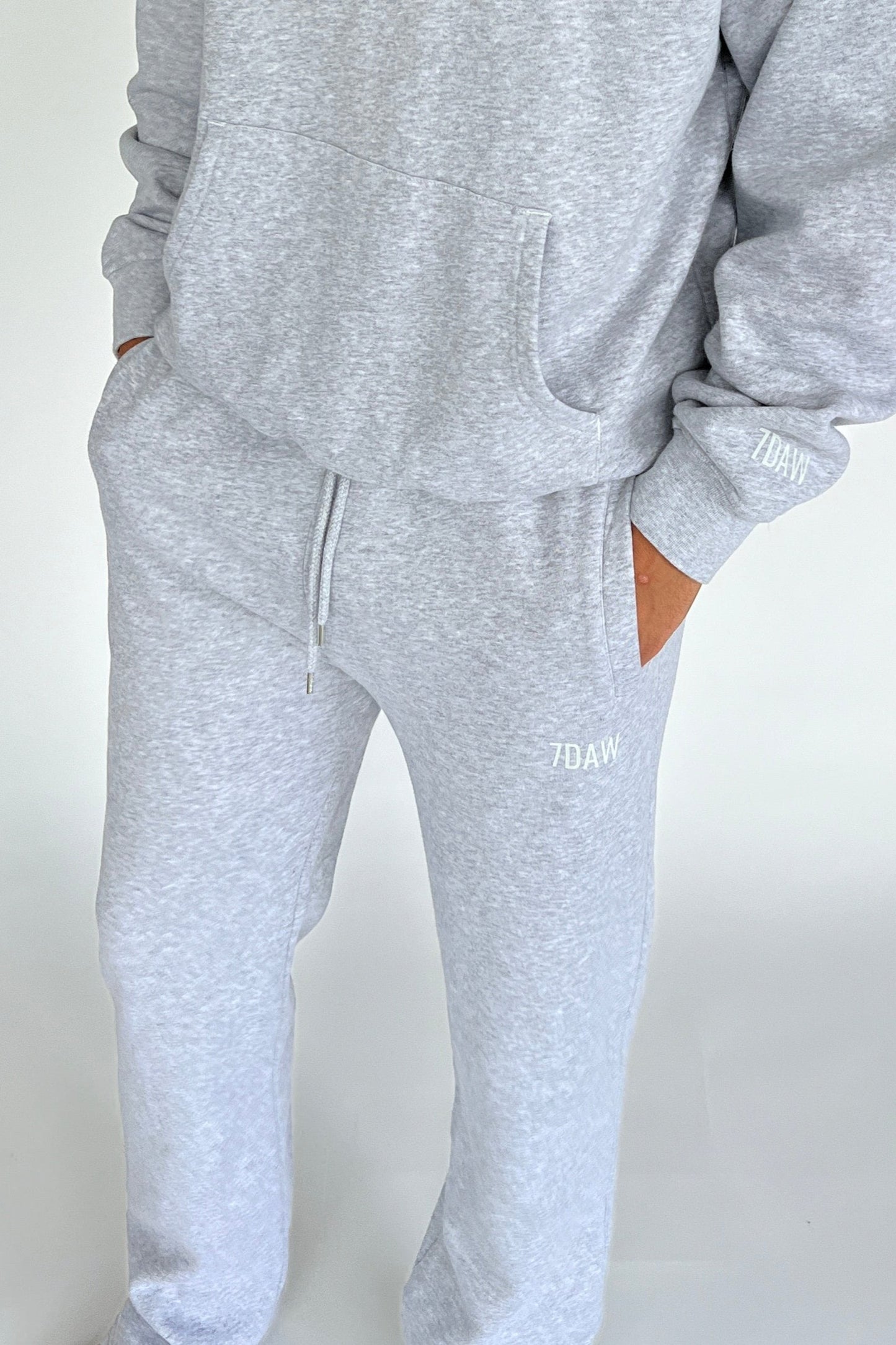 Light Grey Melange Sweatpants